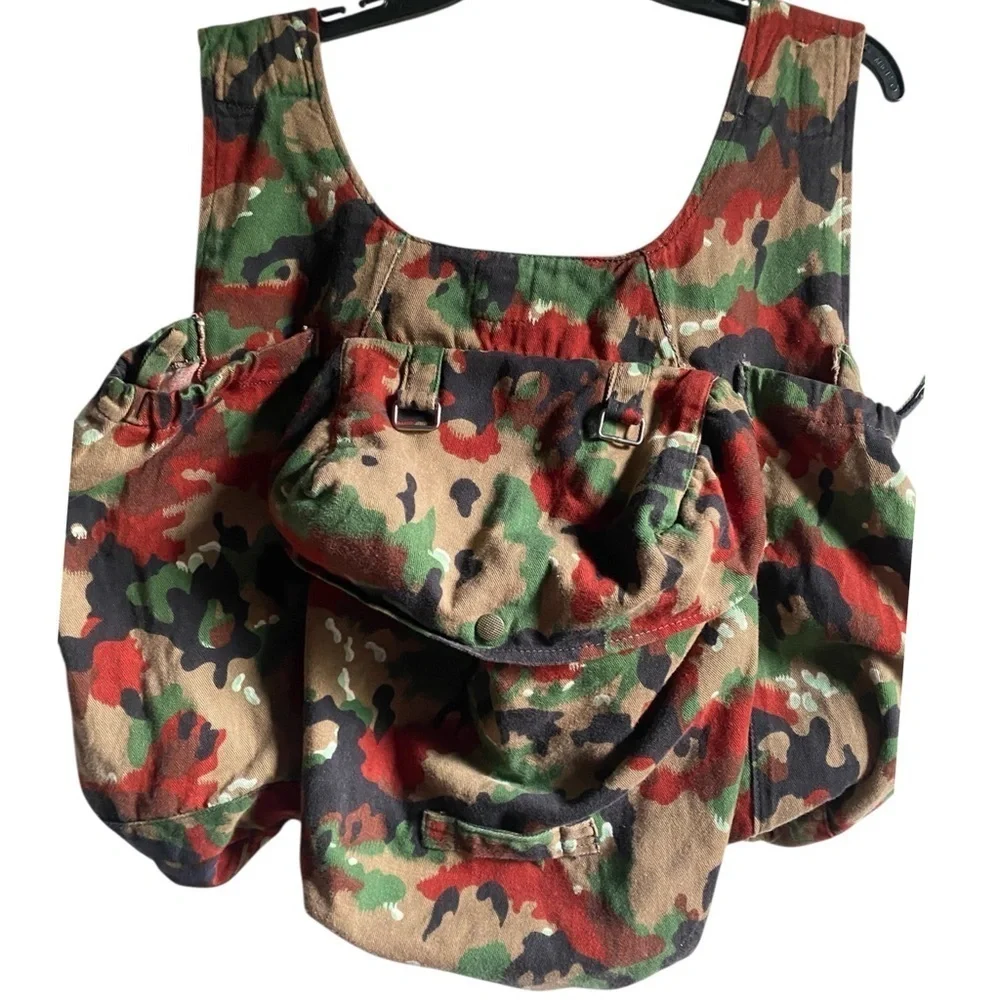 Swiss alpenflage M74-75 Camo Rucksack Bag Holds 20-25 Liters Gorpcore Travel